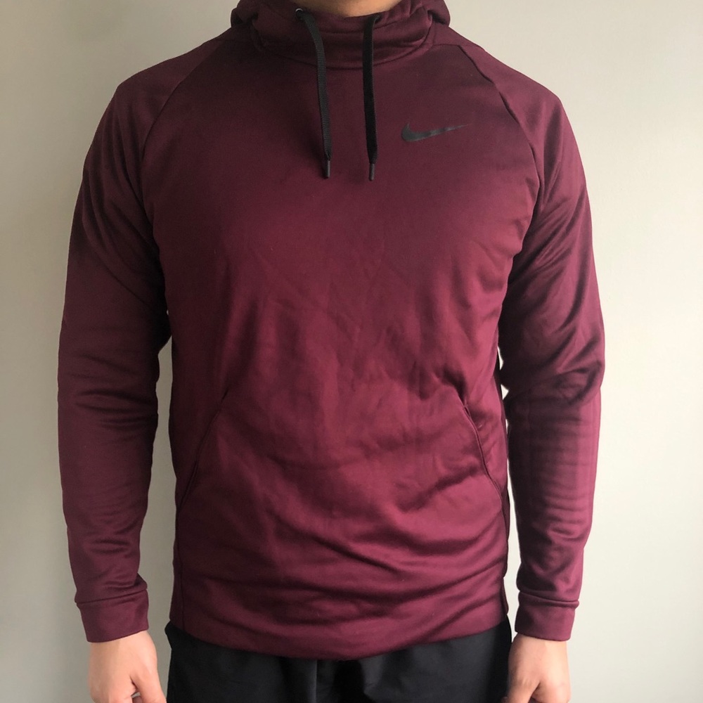 Men’s Nike Maroon Hoodie with Pockets